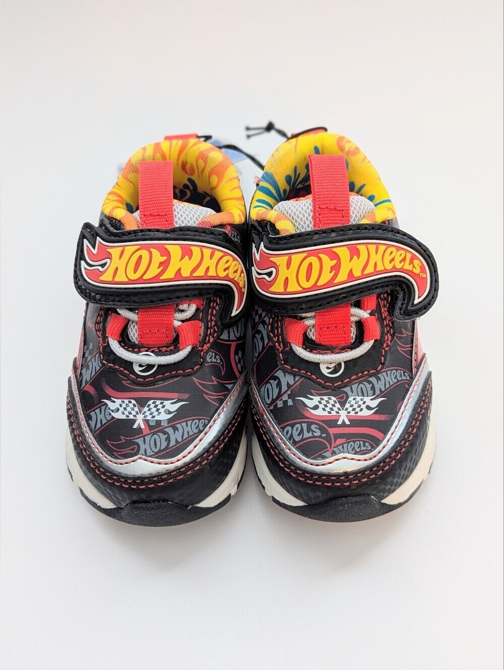 NWT Hot Wheels Toddler/Kids (Size 5) Light-Up Sneakers/Shoes w/Velcro Open Close